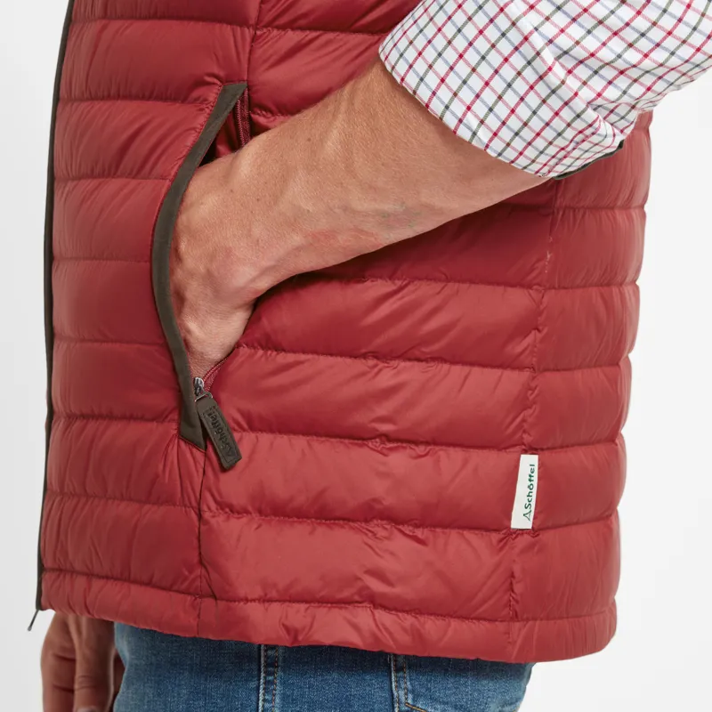 Schoffel Bowden Down Gilet Chilli-3